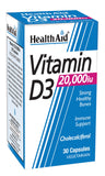 Health Aid Vitamin D3 20,000iu 30's