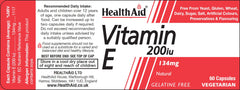 Health Aid Vitamin E 200iu 60's