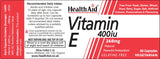 Health Aid Vitamin E 400iu 60's