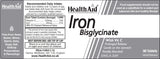 Health Aid Iron Bisglycinate 90's