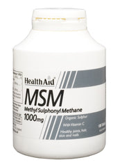 Health Aid MSM MethylSulphonylMethane 1000mg 180's