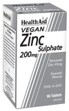 Health Aid Zinc Sulphate 200mg 90's
