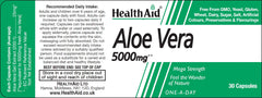 Health Aid Aloe Vera 5000mg 30's