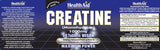 Health Aid Creatine Monohydrate 1000mg 60's