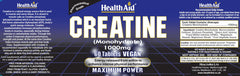 Health Aid Creatine Monohydrate 1000mg 60's