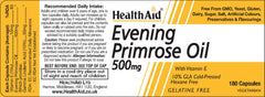 Health Aid Evening Primrose Oil 500mg with Vitamin E 180's