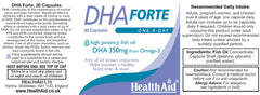Health Aid DHA Forte 350mg 30's