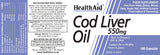 Health Aid Cod Liver Oil 550mg 180's