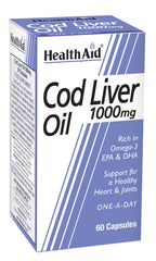Health Aid Cod Liver Oil 1000mg 60's