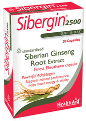 Health Aid Sibergin 2500 Siberian Ginseng Root Extract 30's