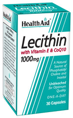 Health Aid Lecithin with Vitamin E & CoQ10 1000mg 30's