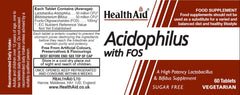 Health Aid Acidophilus with FOS (Vegetarian) 60's