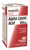 Health Aid Mega Strength Alpha Lipoic Acid 250mg 60's