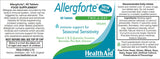 Health Aid AllerGForte Two A Day 60's