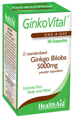 Health Aid Ginkgo Vital 5000mg 30's