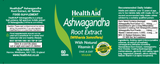 Health Aid Ashwagandha Root Extract 60's
