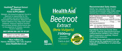 Health Aid Beetroot Extract 7500mg 60's