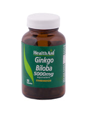 Health Aid Ginkgo Biloba 5000mg 30's