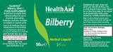 Health Aid Bilberry 50ml