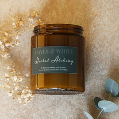 Herbal Alchemy | Lavender & Sage Essential Oil Candle | 250g