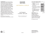 Higher Nature Aeterna Gold Collagen Creme Serum 150ml