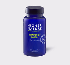 Higher Nature High Strength Vitamin D3 2000iu 120s