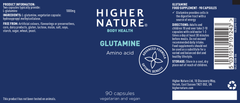 Higher Nature Glutamine Amino Acid 90's