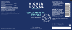 Higher Nature Glucosamine HCL Complex with Boswellia 90's