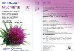 Higher Nature Milk Thistle 30's