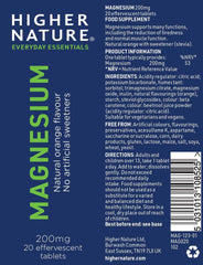 Higher Nature Magnesium Effervescent 20's