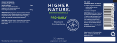 Higher Nature Pro-Daily 30's