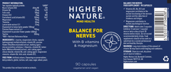 Higher Nature Balance for Nerves 90's