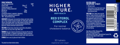 Higher Nature Red Sterol Complex 30's