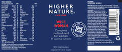 Higher Nature True Food Wise Woman 30's