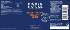Higher Nature Nutrition for Healthy Veins 90's