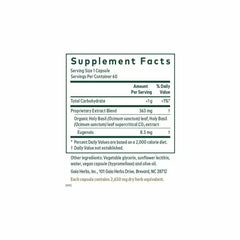 Holy Basil - 60 Liquid Phyto-Caps | Gaia Herbs