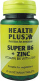Health Plus Super B6 + Zinc 30 Tablets