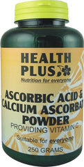 Health Plus Ascorbic Acid & Calcium Ascorbate Powder 250g
