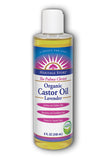 Heritage Store Organic Castor Oil Lavender 240ml