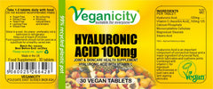 Veganicity Hyaluronic Acid 100mg