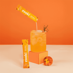 Zooki Hydration+ Energy and Focus Peach Flavour 30 Sachets