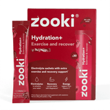 Zooki Hydration+ Exercise and Recover Cherry Flavour 30 Sachets