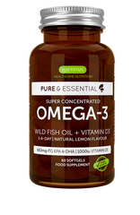 Igennus Pure & Essential Omega-3 Wild Fish Oil & Vitamin D3 60's