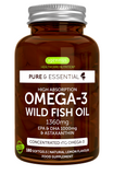 Igennus Pure & Essential Omega-3 Wild Fish Oil 1360mg EPA & DHA 1000mg & Astaxanthin 180's