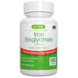 Igennus Iron Bisglycinate 20mg with Vitamin C 180s