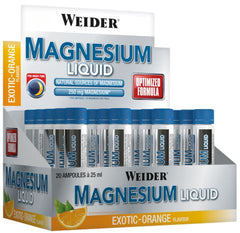 Magnesium Liquid, Exotic-Orange - 20 x 25 ml. | Weider