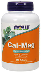 Cal-Mag with B-Complex and Vitamin C - 100 tablets | NOW Foods