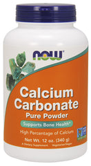 Calcium Carbonate, Pure Powder - 340 grams | NOW Foods