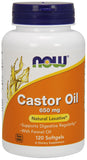 Castor Oil, 650mg - 120 softgels | NOW Foods