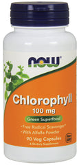 Chlorophyll, 100mg - 90 vcaps | NOW Foods